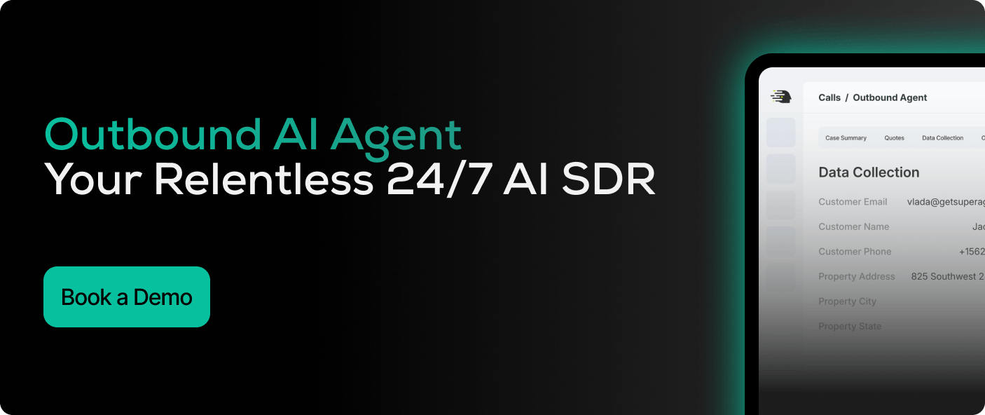 outbound ai agent demo cta